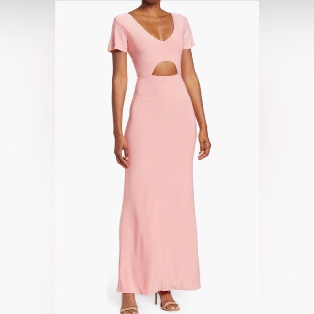 NEW…Love By Design Pink Cutout Maxi Dress